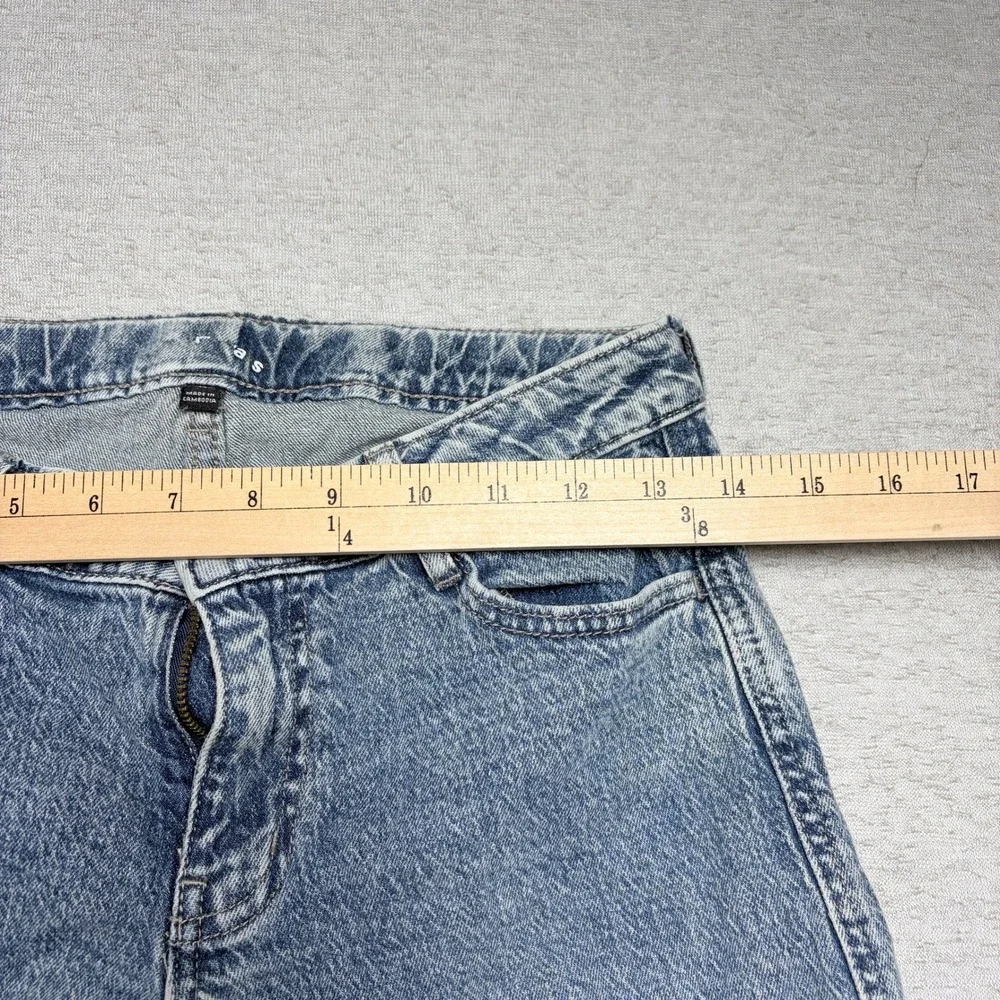 Art Class Girls Cargo Jeans 14 Blue Light Wash Wide Leg Y2K Utility Streetwear